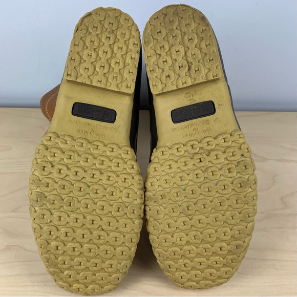 L.L. Bean Men’s Size 8.0 M Unlined Brown Leather Duck Boots Lace Up Classic - Picture 9 of 11